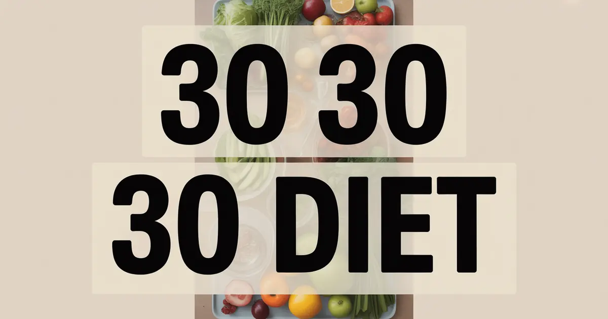 Gary Brecka 30-30-30 Diet Plan: Complete Guide