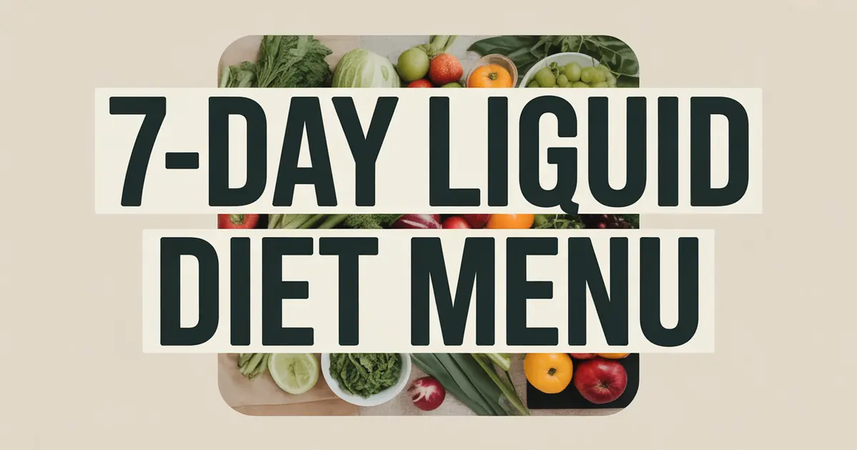 7-Day Liquid Fast: Weight Loss Results & How to Start