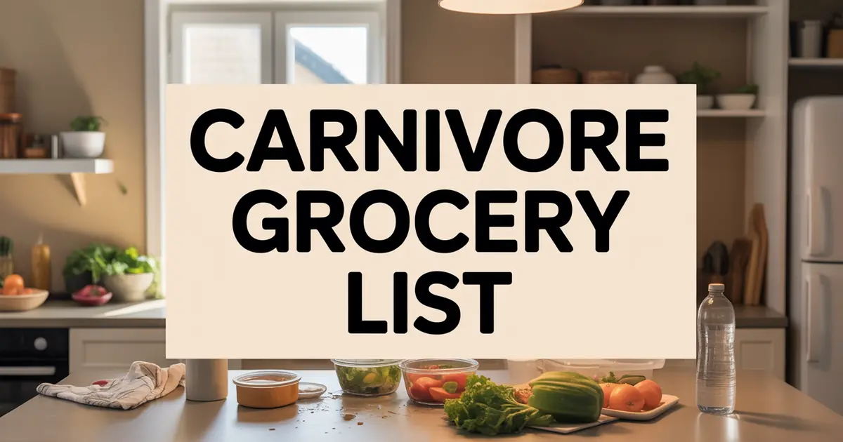 The Complete Carnivore Grocery List for Weight Loss