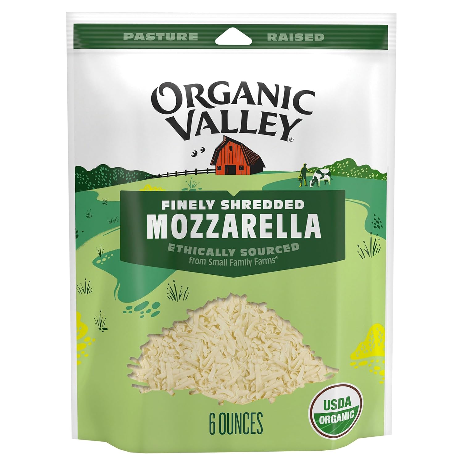 Organic Valley Shredded Mozzarella (Part Skim)
