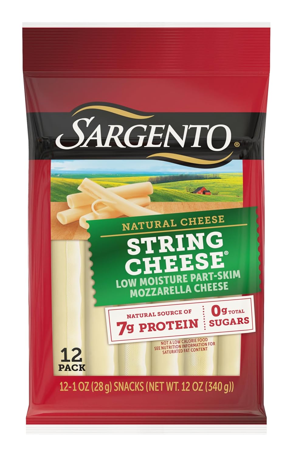 Sargento Mozzarella String Cheese (12-Count)