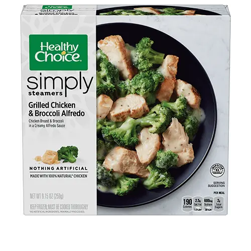 Healthy Choice Simply Steamers Grilled Chicken & Broccoli Alfredo