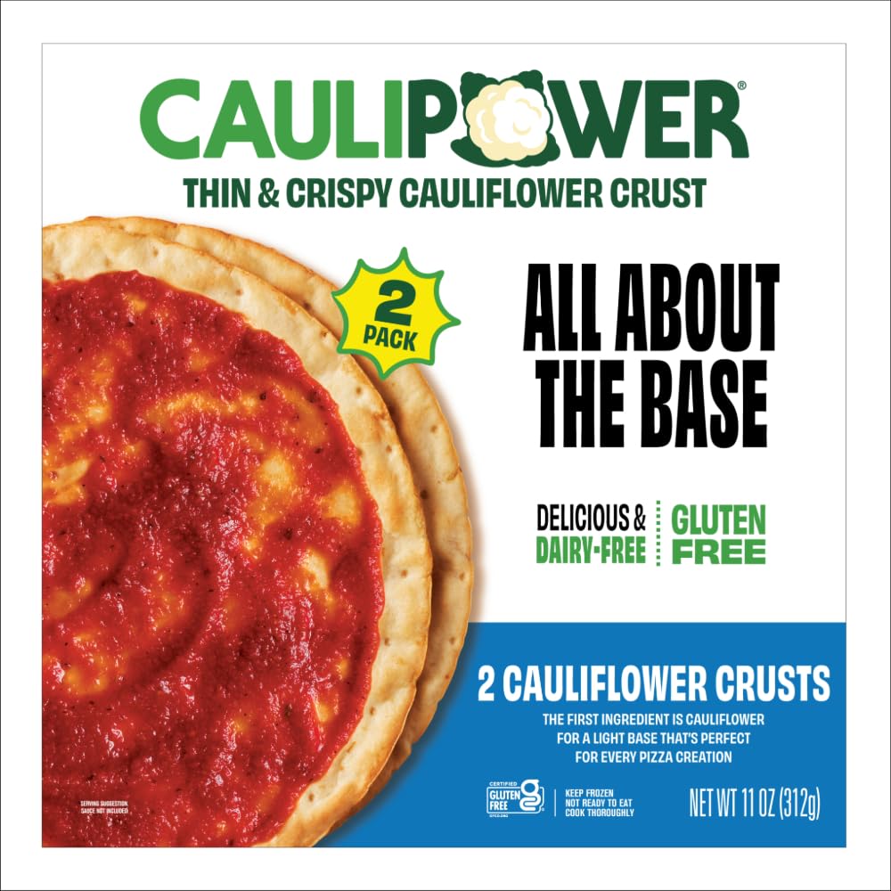 CAULIPOWER Cauliflower Pizza Crusts, 11 Oz (Pack of 2)