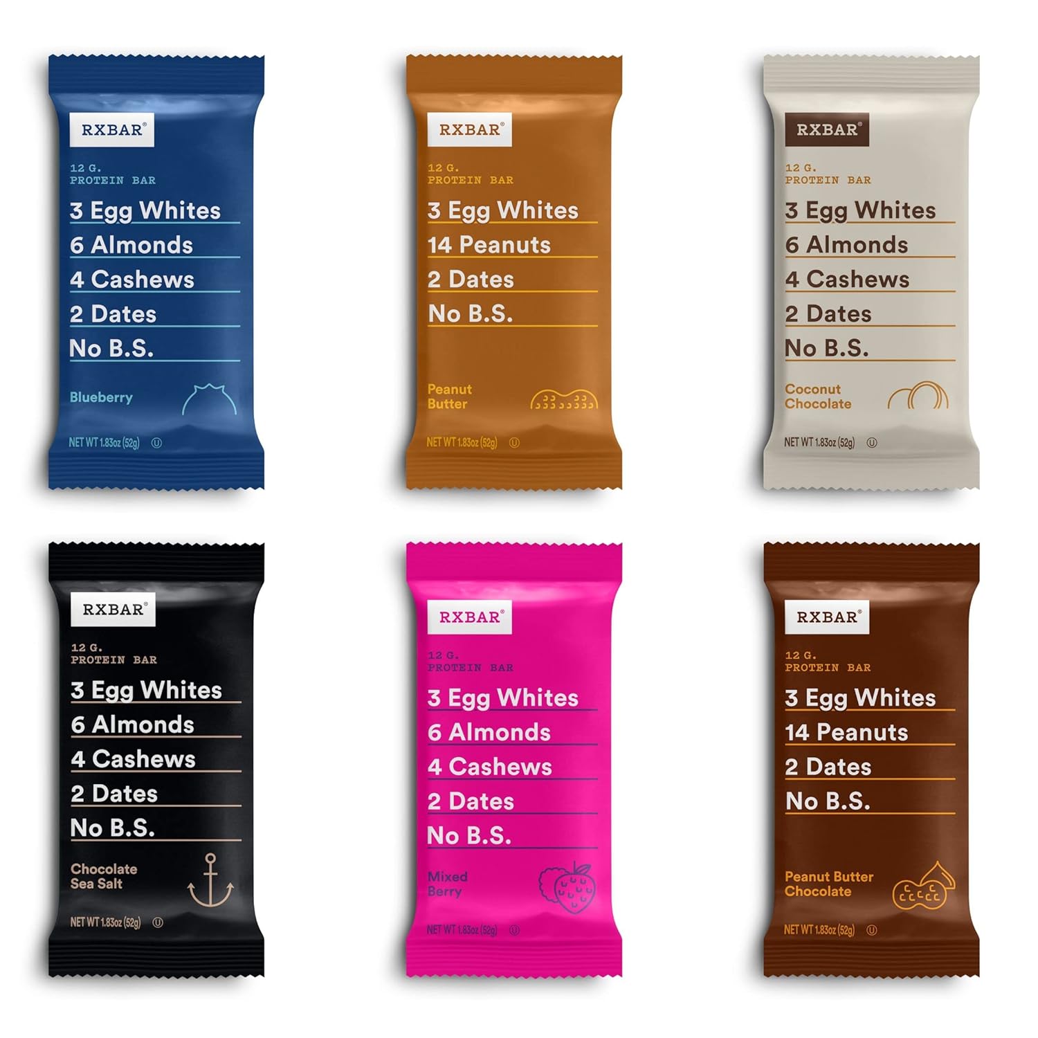 RXBAR Protein Bars, Variety Pack