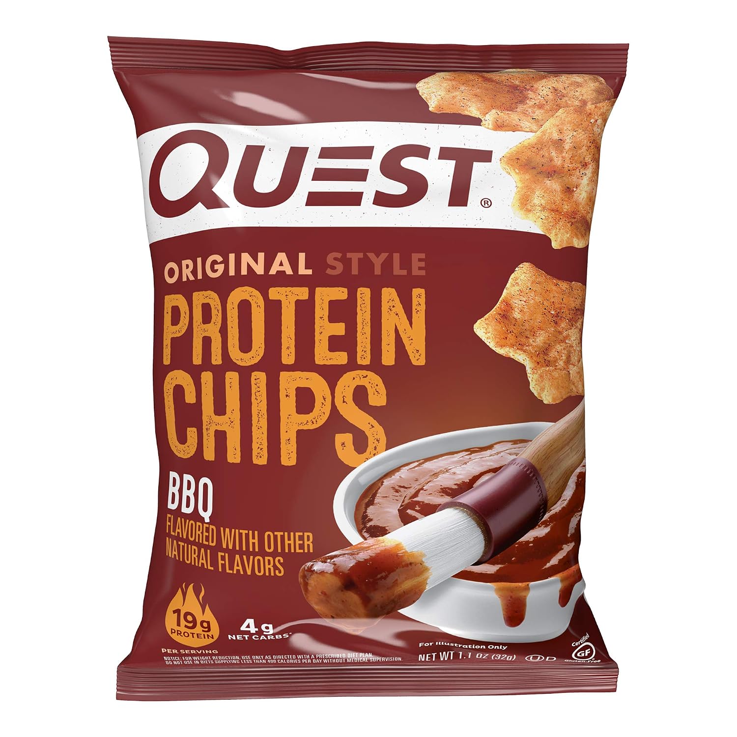 Amazon.com: Quest Nutrition BBQ OG Protein Chips, 19g ...