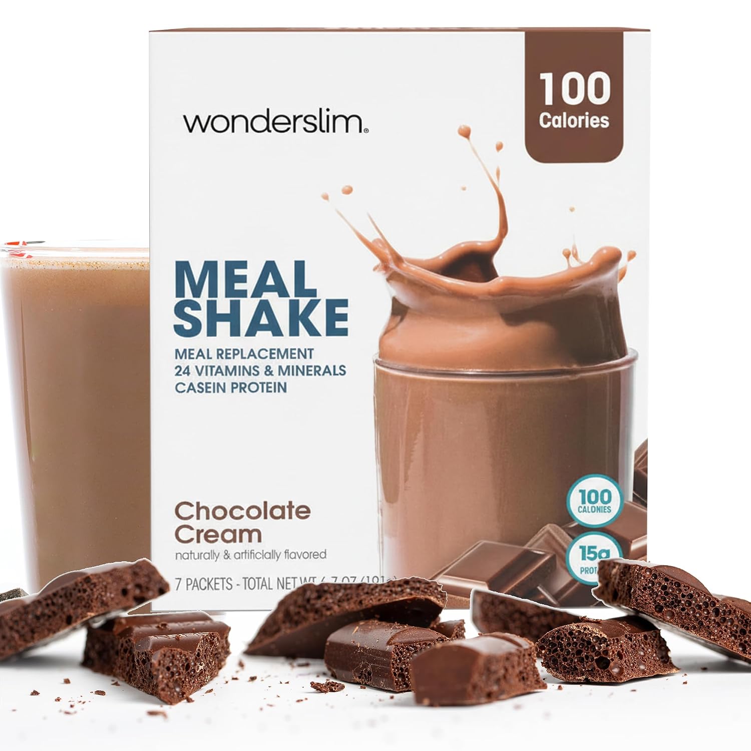 Wonderslim Protein Meal Replacement Shake Powder ...