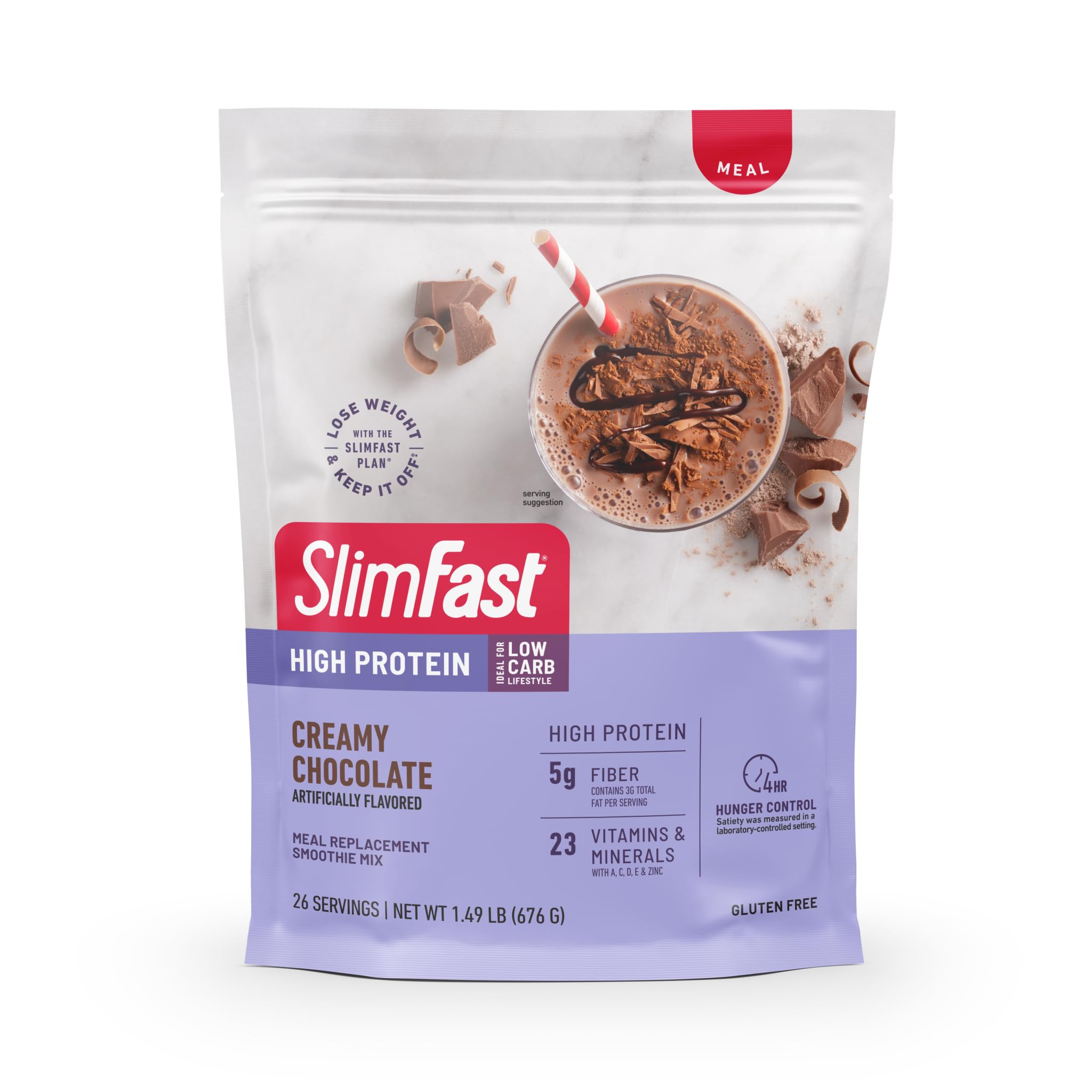 WonderSlim Protein Meal Replacement Shake, Chocolate