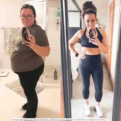 OPTAVIA weight loss before after