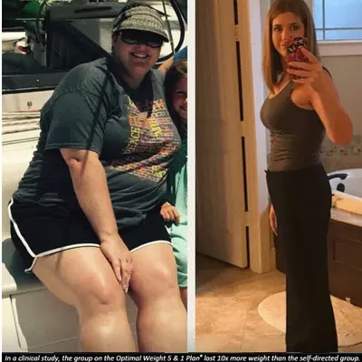 OPTAVIA weight loss before after