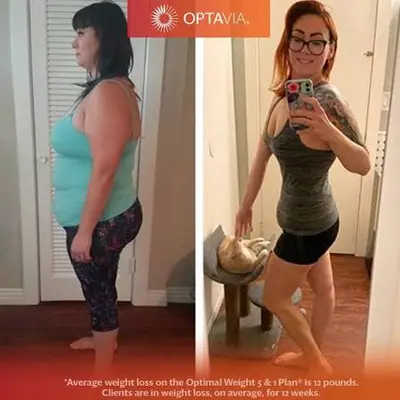 OPTAVIA weight loss before after
