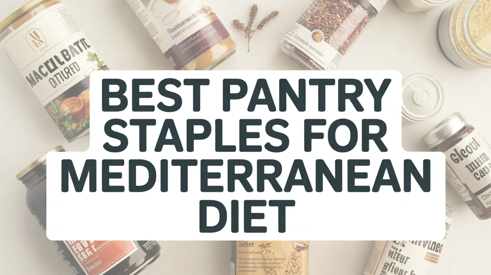 8 Best Pantry Staples for Mediterranean Diet, Tested and Compared