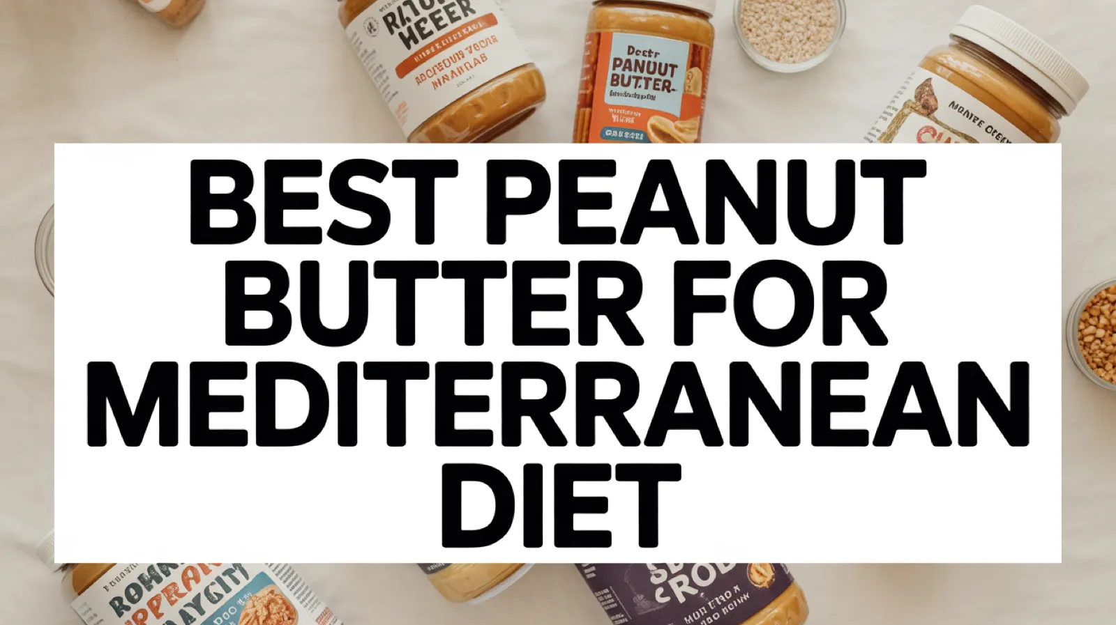 8 Best Peanut Butter for Mediterranean Diet, Tested and Compared