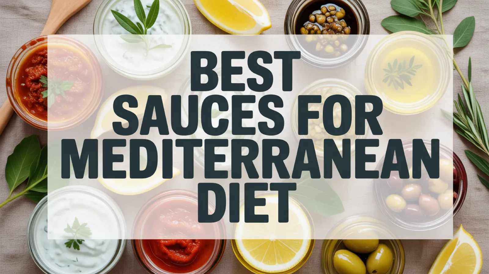 9 Best Sauces for Mediterranean Diet, Tested and Compared